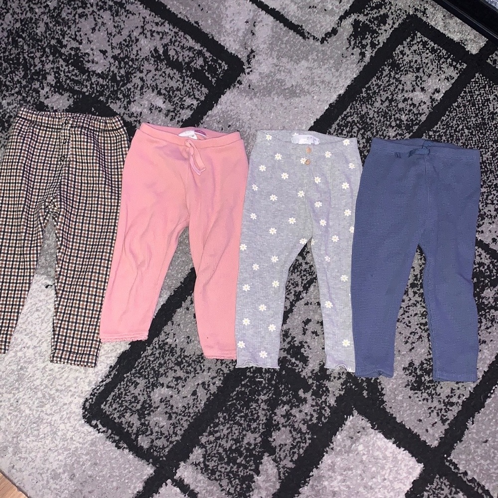 Bundle 4 leggings/pants from zara